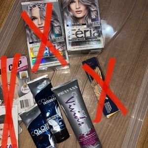 New in box  products - Hair color bundle - X’d no longer available